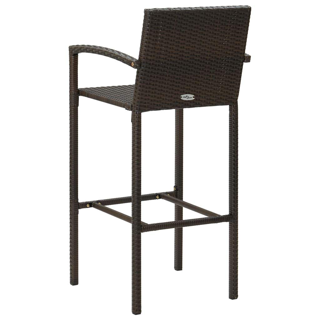 vidaXL Heim & Garten Gartenbar-Set 7-tlg braun Akazie