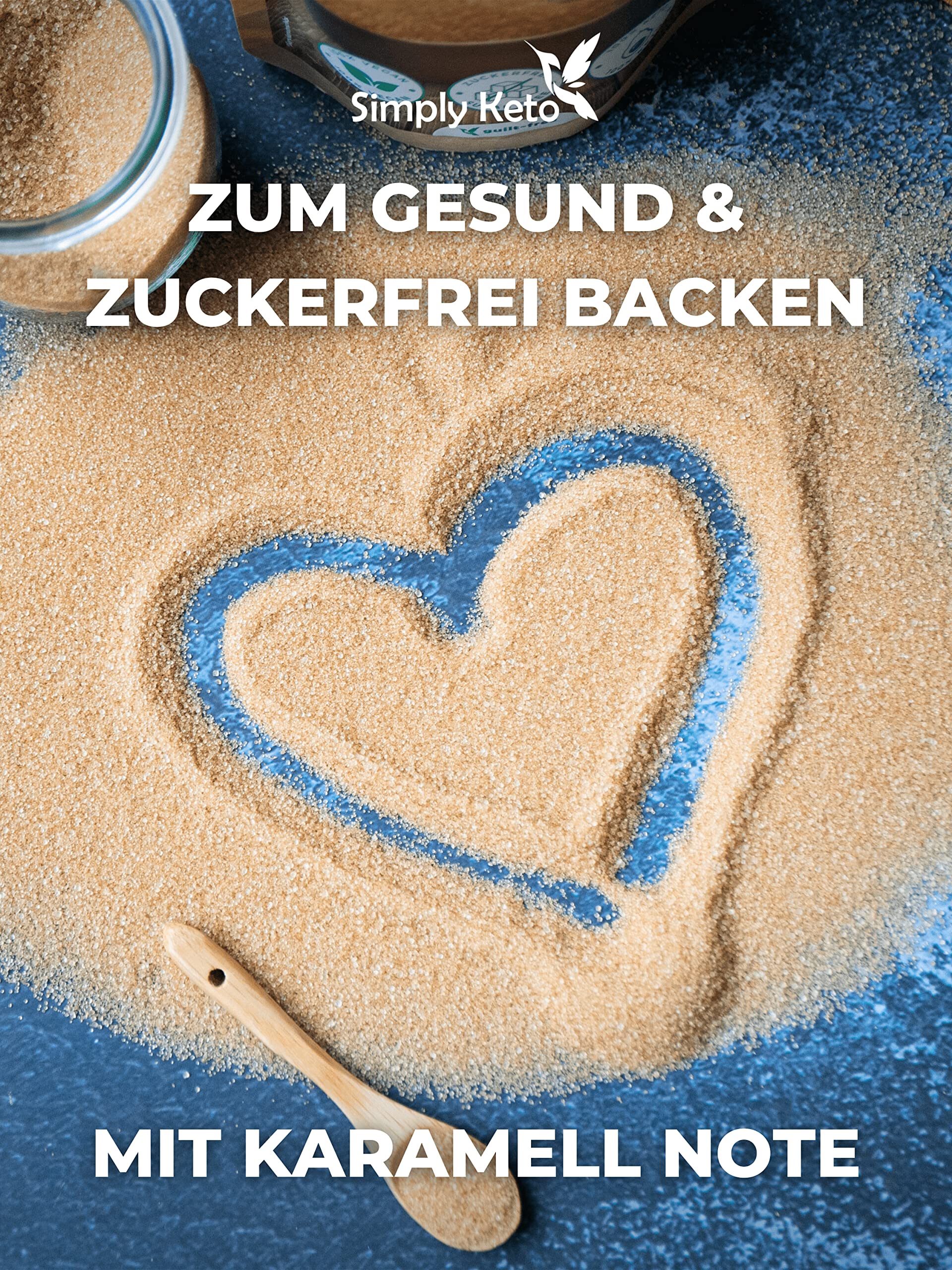 Simply Keto Erythrit Gold brauner Zuckerersatz 400 g keto