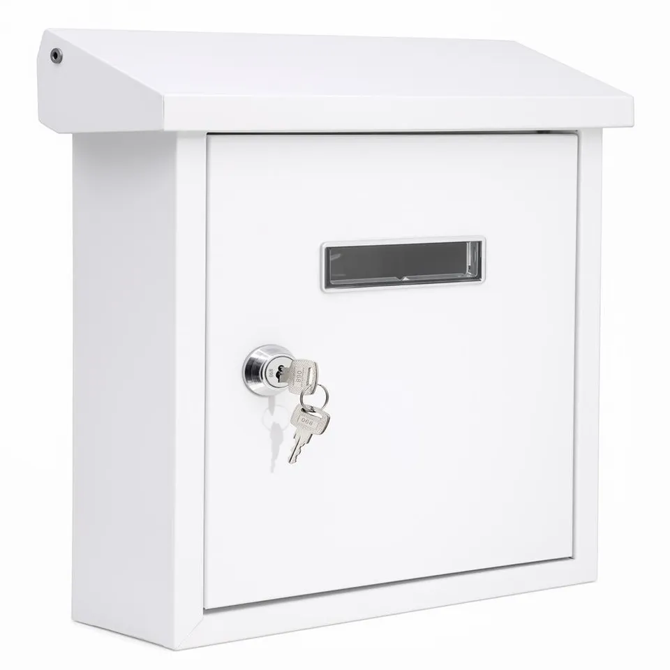 Serenelife Storage Wandbriefkasten Stahl abschließbar