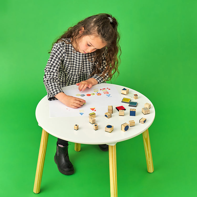 Kikkerland Kidoki Stamp It Stempelset Kinder 19 Stempel