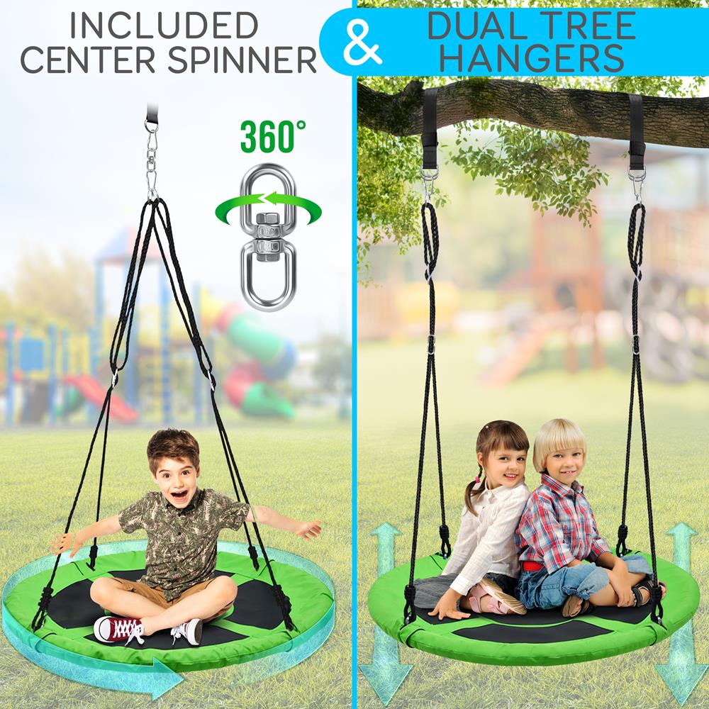 Serenelife Outdoor Swing Hängezelt Schaukel grün wasserdicht