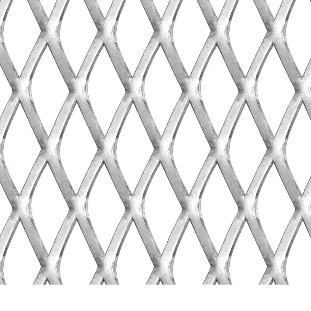 vidaXL Streckmetall Gittermatte Edelstahl 100x85 cm 45x20x4 mm