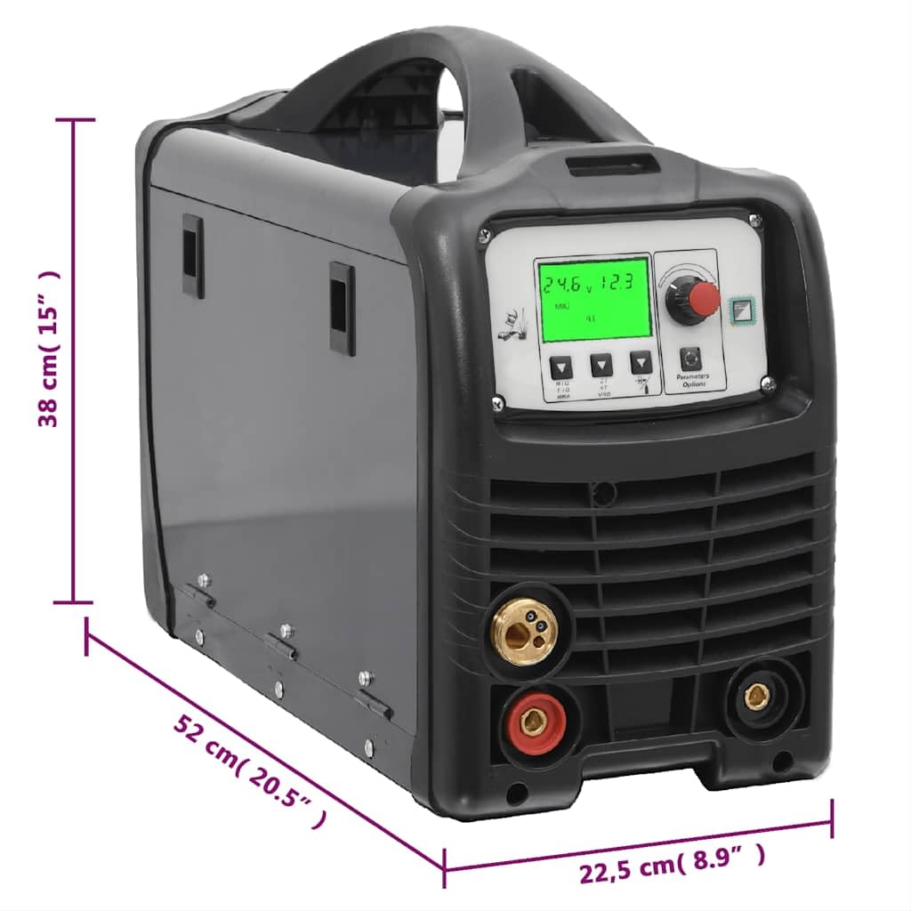 vidaXL Schweißgerät MIG/MMA/Lift-WIG 200A Inverter