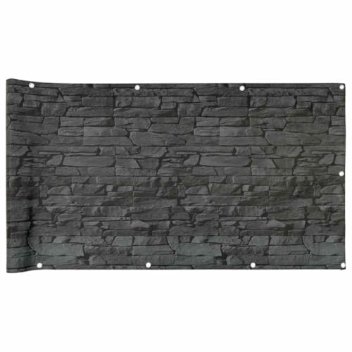 vidaXL Heim & Garten Sichtschutzmatte Grün 500x90 PVC