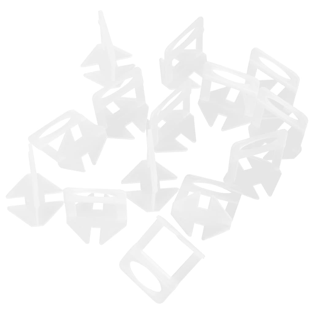 vidaXL Fliesen Nivellierclips 1mm Transparent 250 Stk. PP Verlegehilfe