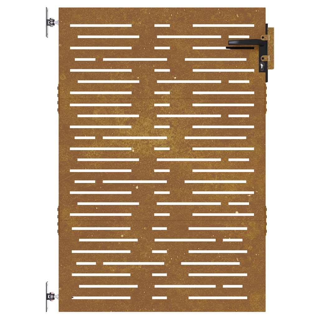 vidaXL Heim & Garten Gartentor 85x125 cm Rostoptik Corten