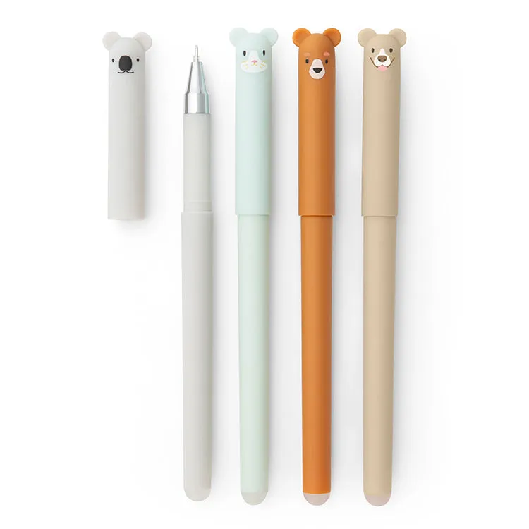 Kikkerland Erasable Animal Pens Radierstift Tier Schwarz