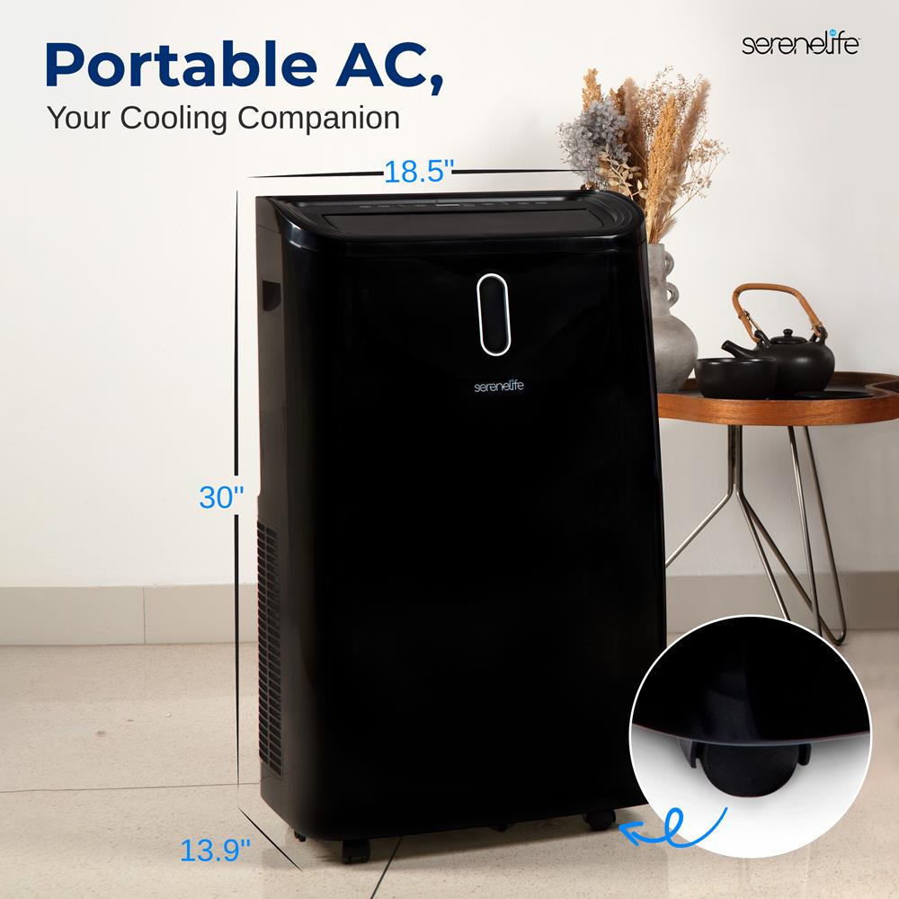 Serenelife Portable AC 14000 BTU Klimagerät mobil Fernbedienung