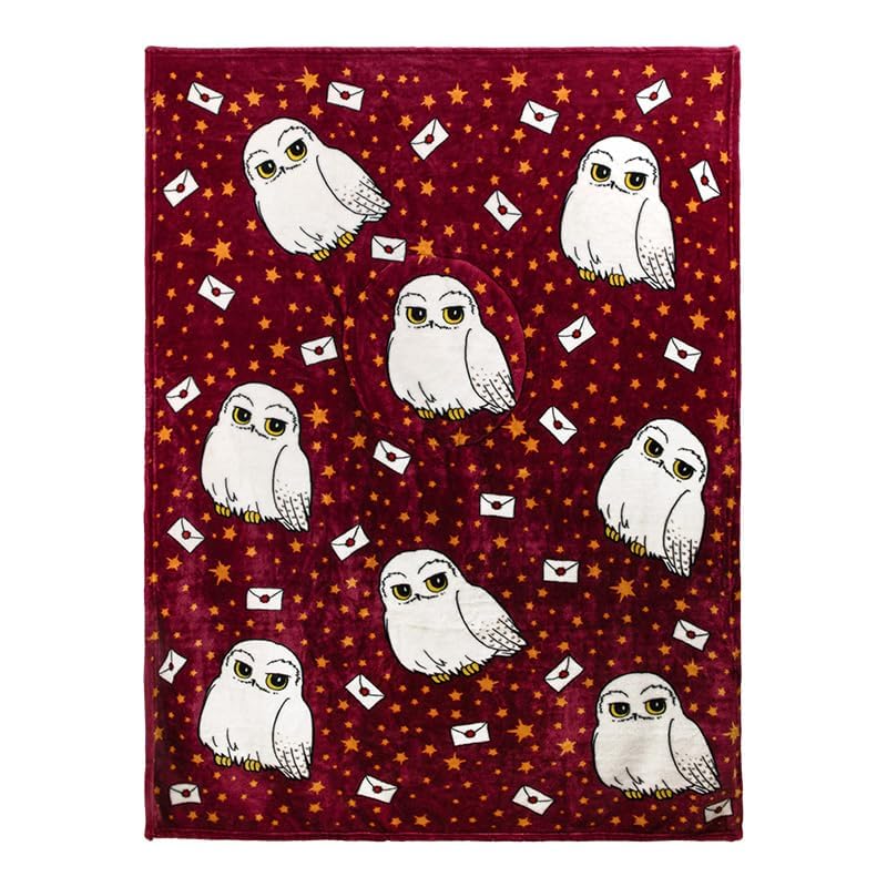 Paladone Harry Potter Hedwig 2-in-1 Kissendecke 120x150 cm