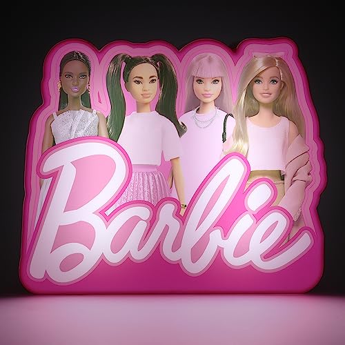 Paladone Lighting Barbie Box Licht 16 cm batteriebetrieben rosa