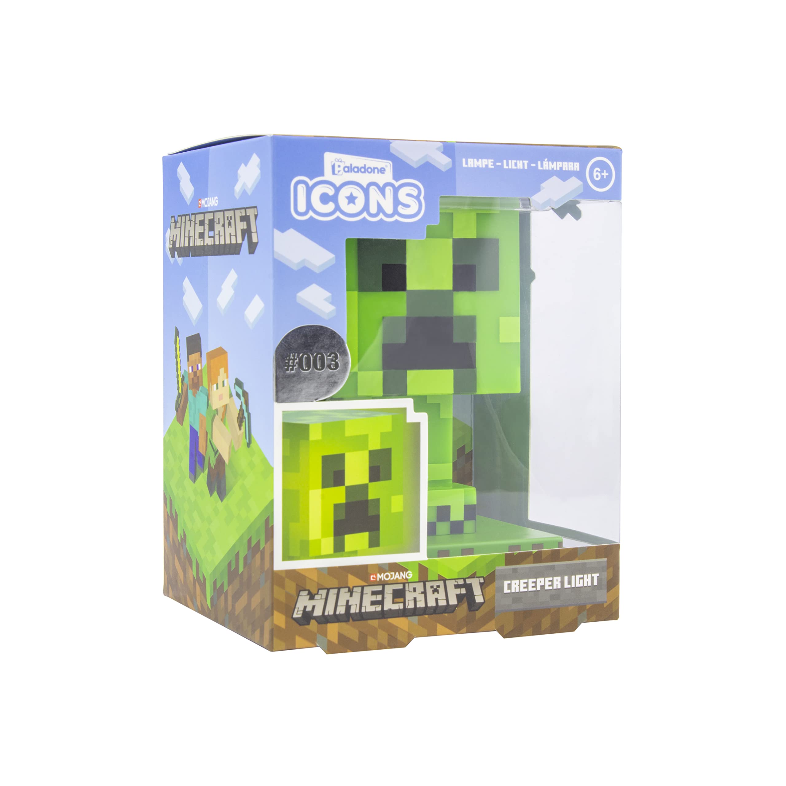 Paladone Minecraft Creeper Icon Licht 11 cm Nachtlicht