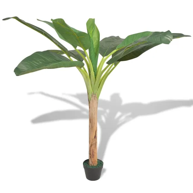 vidaXL Heim & Garten Künstlicher Bananenbaum 150cm grün Topf