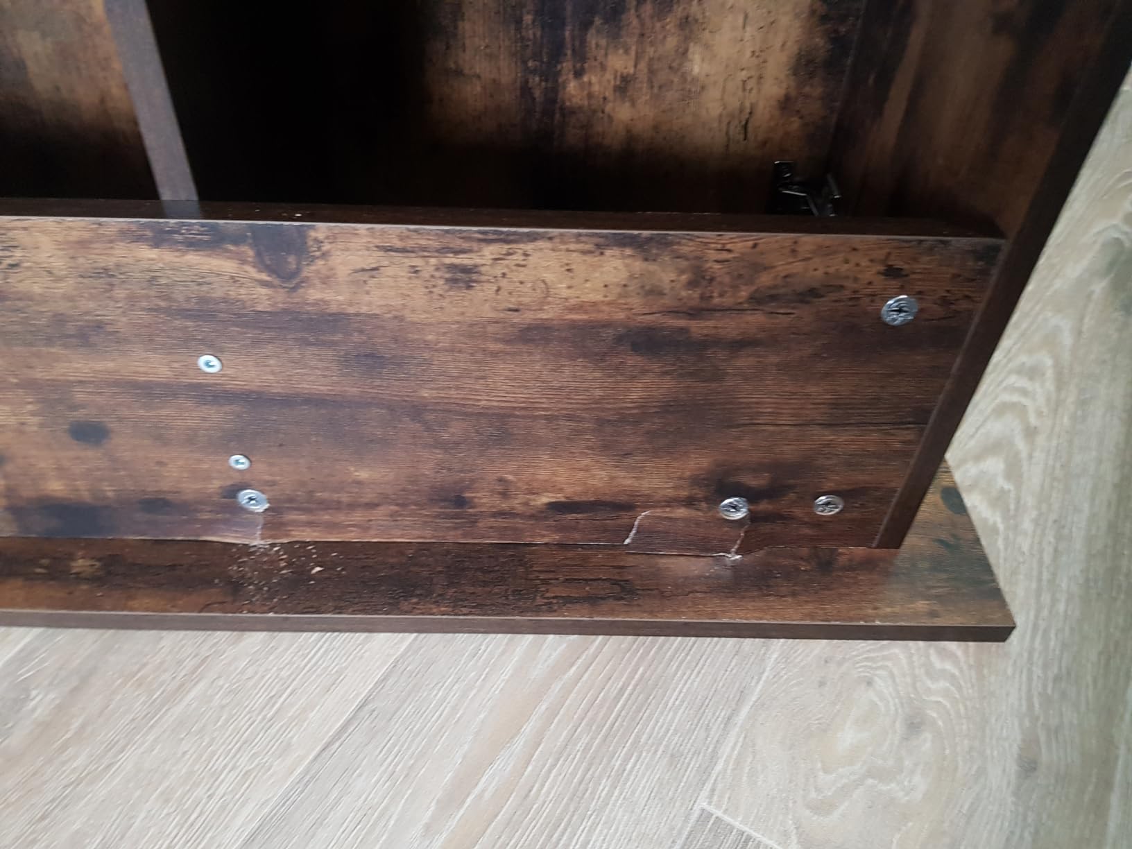 vidaXL Aquariumständer Weiß 81x36x73 cm Holzwerkstoff