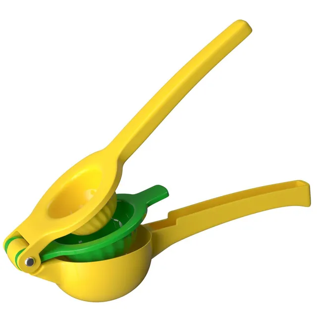 Intirilife Küche 2in1 Zitruspresse Metall gelb-grün 22 cm