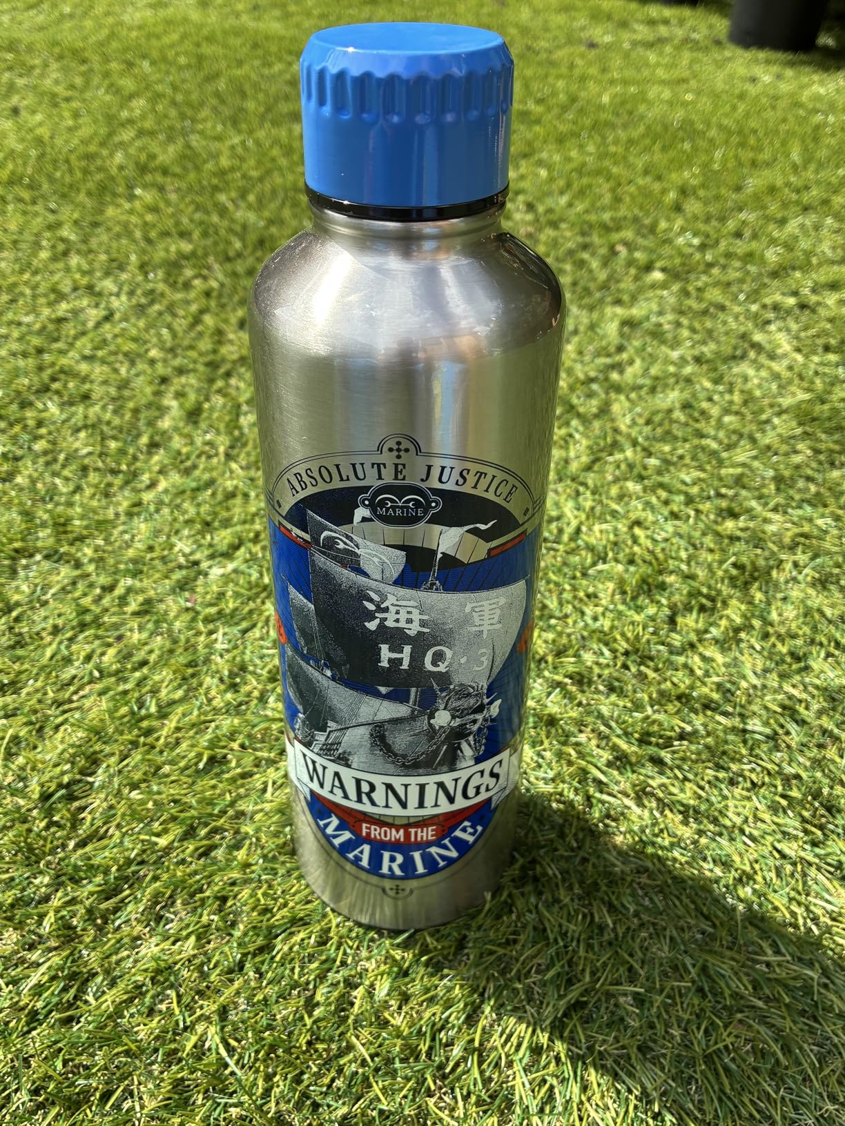 Paladone One Piece Marines Trinkflasche 500 ml Edelstahl