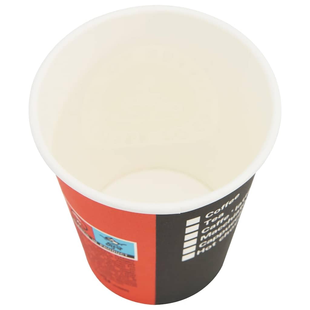 vidaXL Heim 1000 Einweg-Kaffeebecher Pappe 240ml To-Go