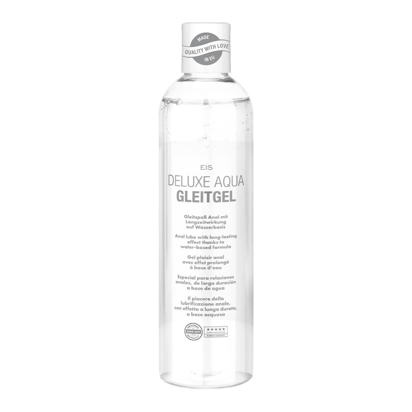 EIS Deluxe Aqua Gleitgel gefühlsecht 1000 ml wasserbasiert