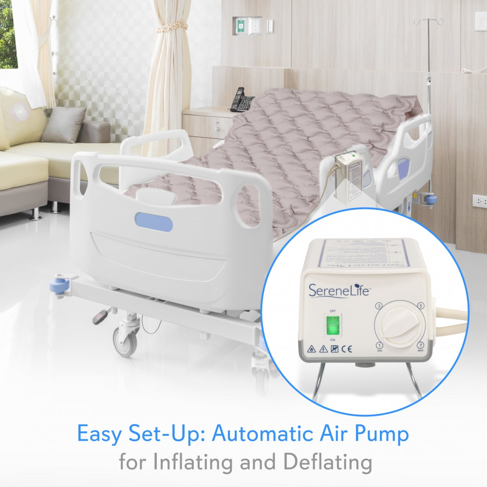 Serenelife Furniture Luftmatratze mit Pumpe Anti-Dekubitus