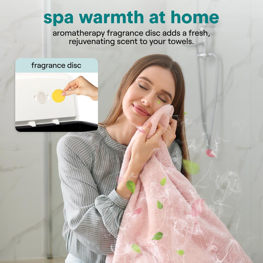 Serenelife Handtuchwärmer schwarz 20 Liter WLAN App