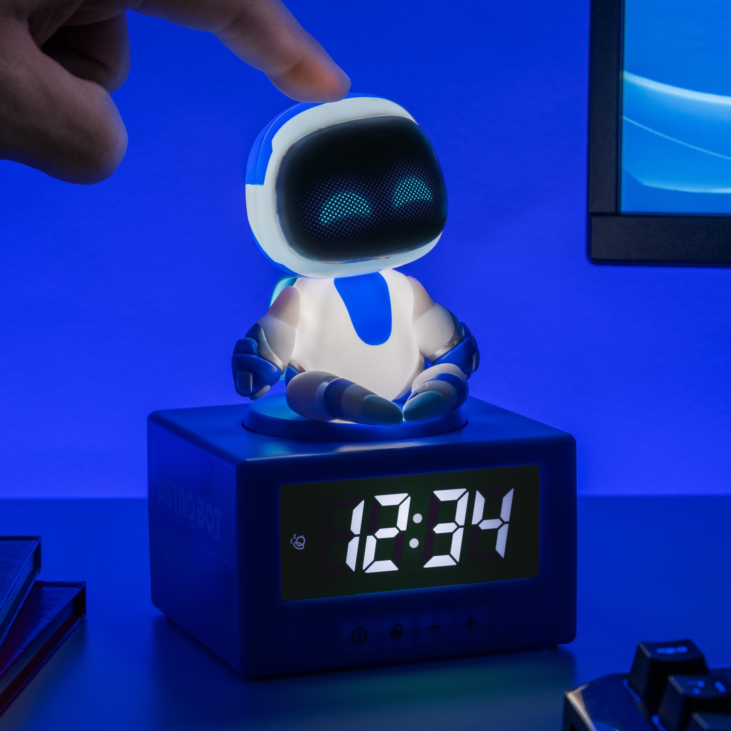 Paladone Astro Bot Wecker-Set 17cm Snooze Nachtlicht Gaming