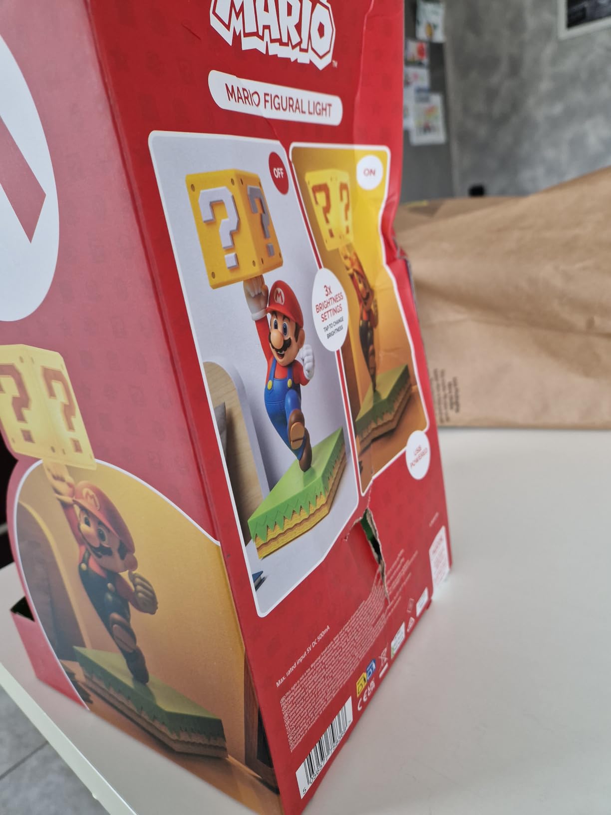 Paladone Lighting Super Mario Diorama Lampe Touch 35cm USB