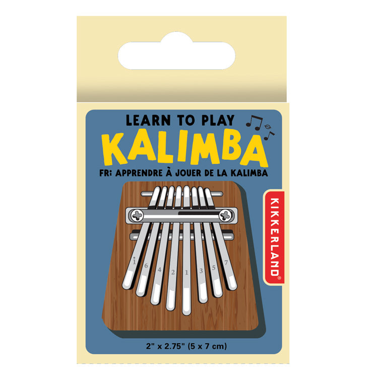 Kikkerland Play Kalimba Daumenklavier 8 Tasten Sapele Holz
