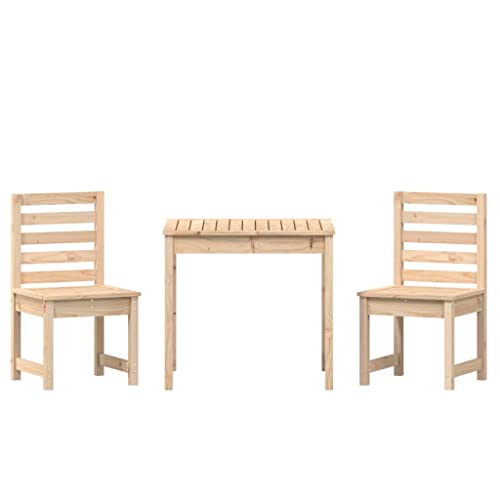 vidaXL Bistroset 3-TLG. Kiefer Massivholz Garten