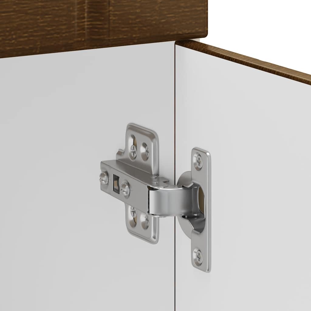 vidaXL Lucca Küchen-Unterschrank Braune Eiche 80x46x81,5 cm