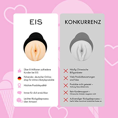 EIS Masturbatoren Vagina Masturbator mit Vibration 24,5 cm