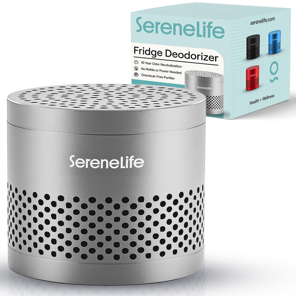 Serenelife DeHumidifiers Kühlschrank-Deo rund grau geruchlos