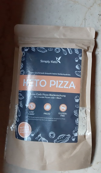 Keto Pizza Backmischung 290 g glutenfrei vegan proteinreich