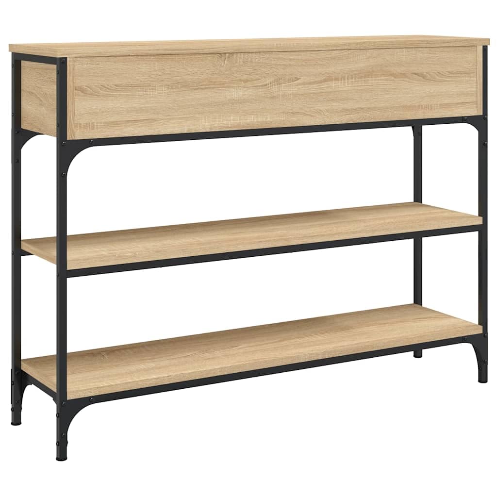 vidaXL Möbel Konsolentisch 100x25x75 cm Sonoma-Eiche Holz