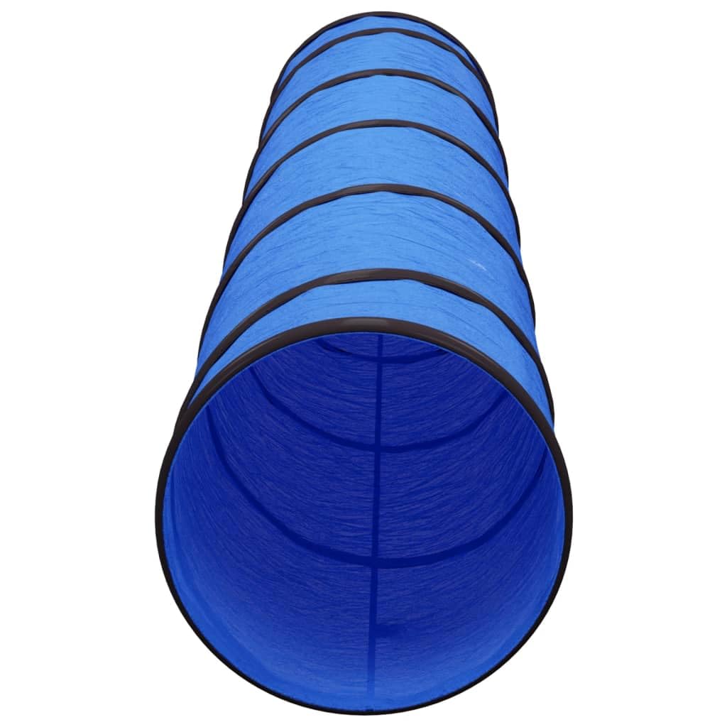 vidaXL Tierbedarf Hundetunnel Blau Ø40x200 cm Polyester