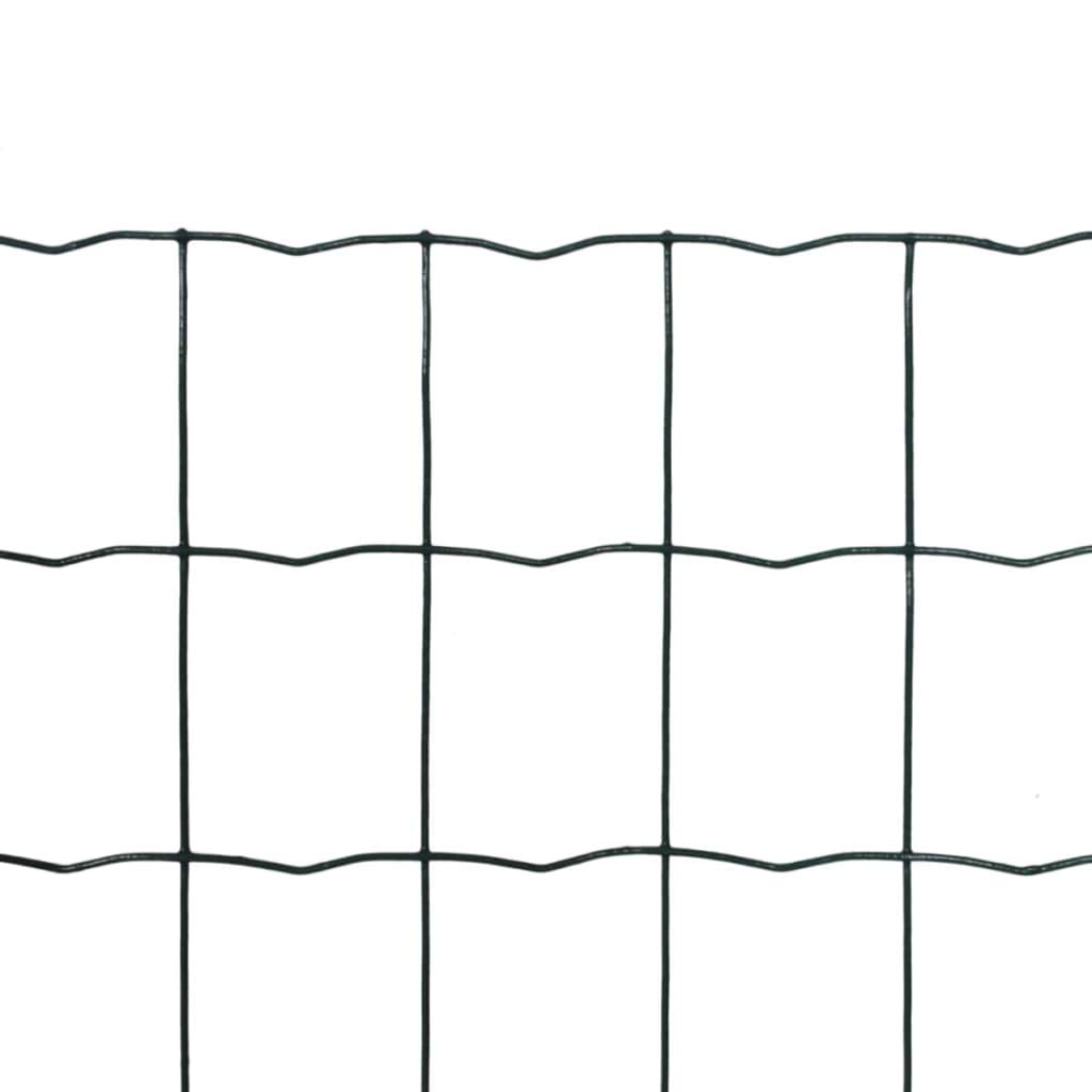 vidaXL Maschendraht Gartenzaun 25x1,7 m Drahtgitter