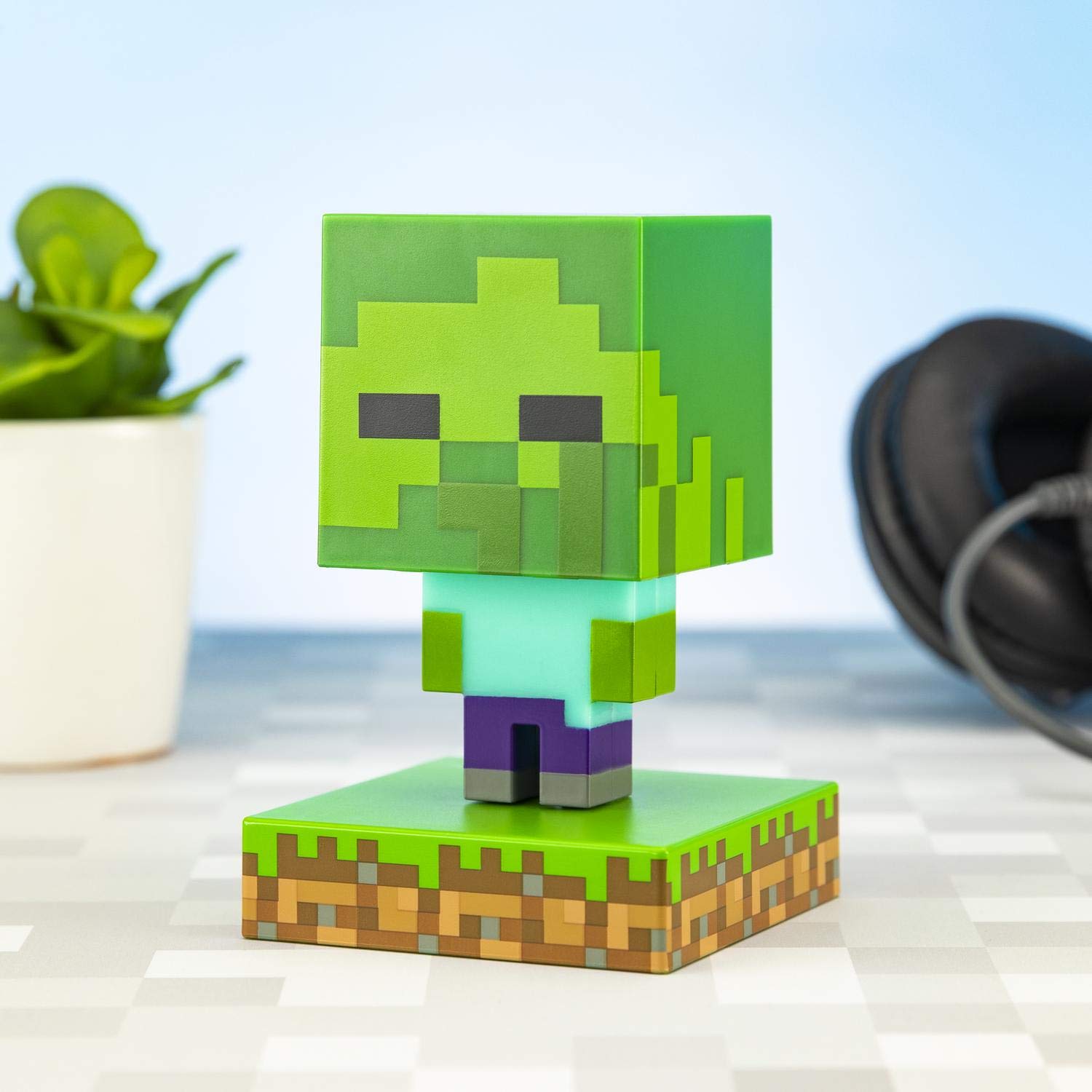 Paladone Minecraft Zombie Nachtlicht Batterie 10cm