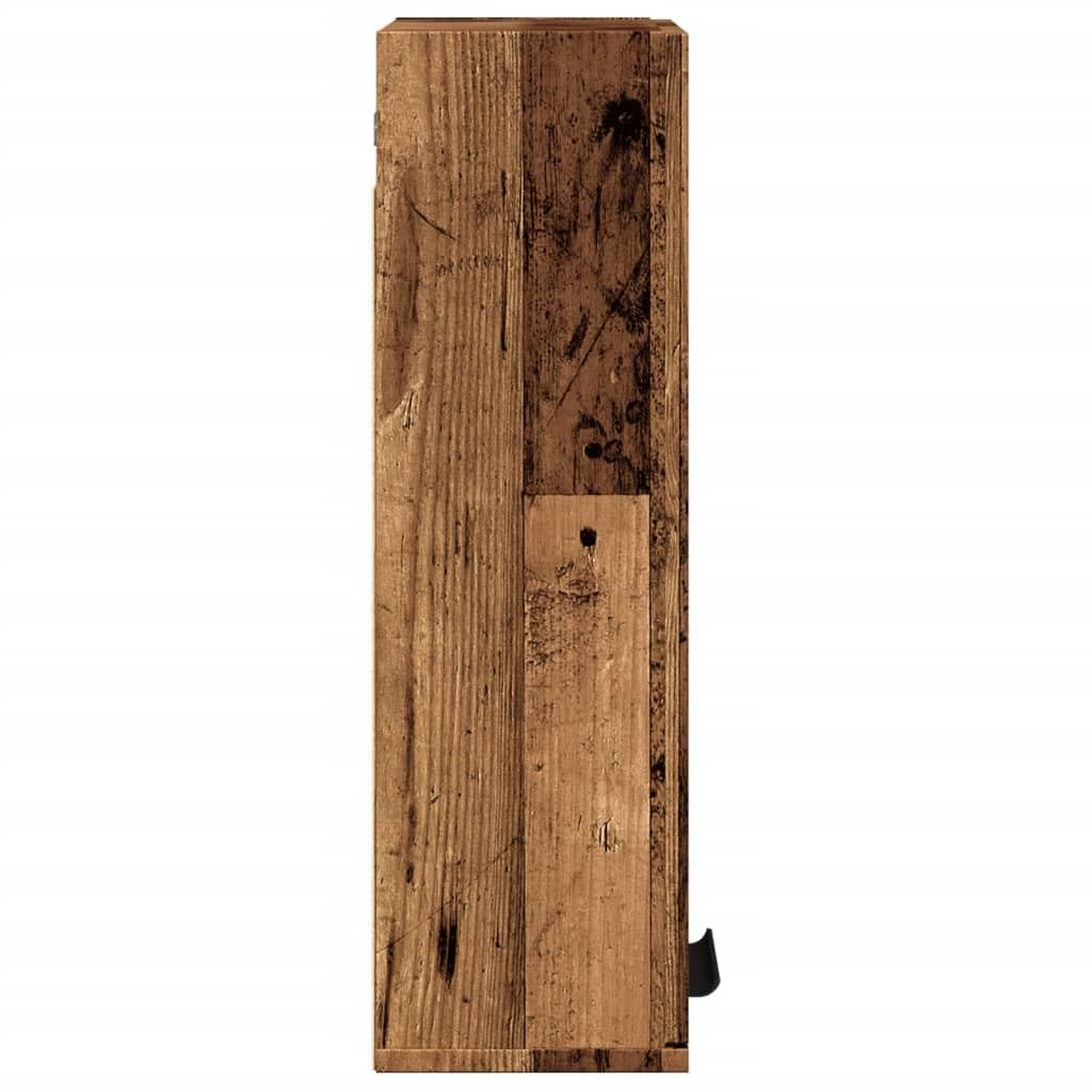 vidaXL Wand-Badschrank Artisan-Eiche 32x20x67 cm mit Tür