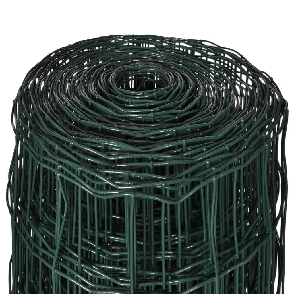 vidaXL Maschendraht Gartenzaun 25x1,7 m Drahtgitter