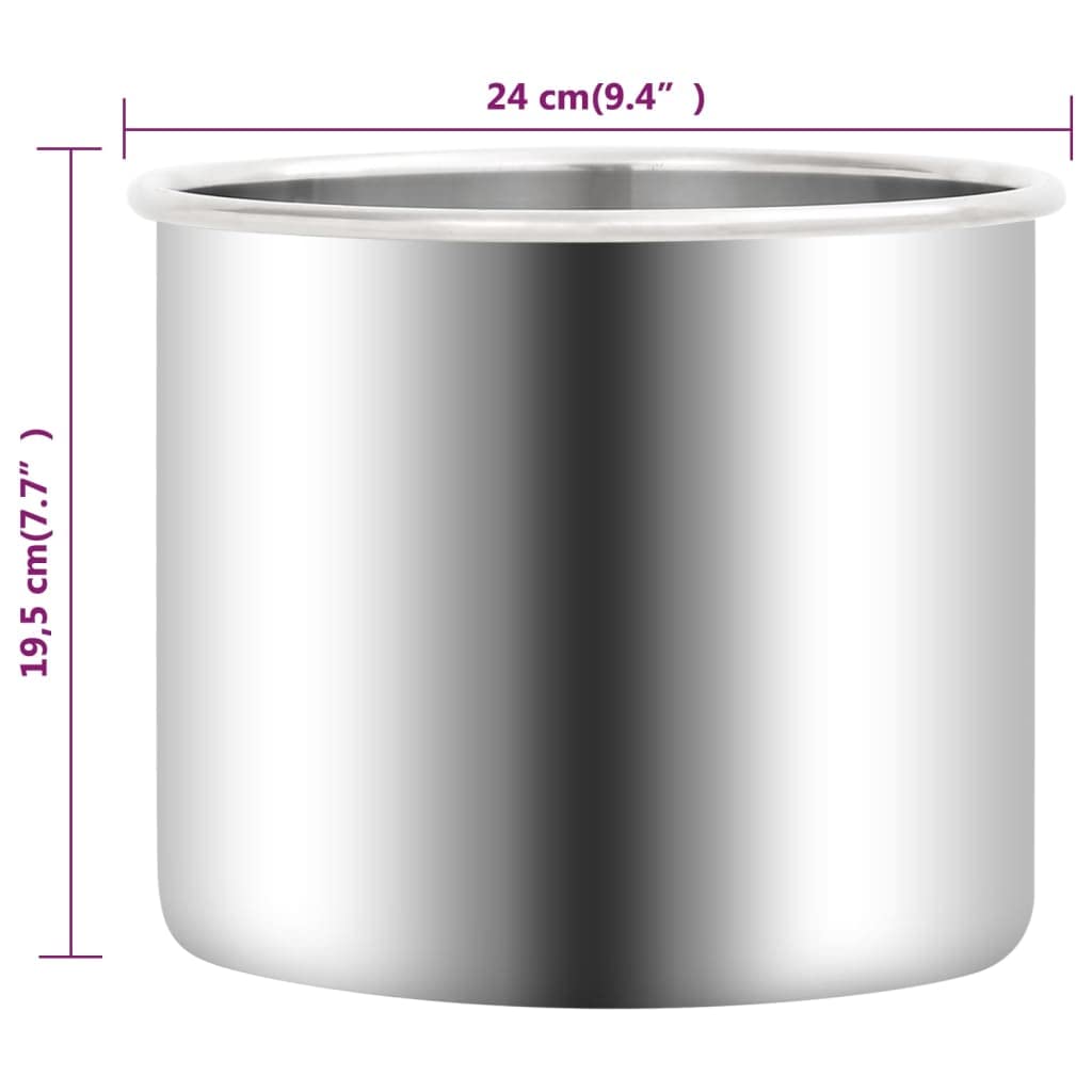 vidaXL Vakuumkammer mit Pumpe 7,4 L Edelstahl 4,5 CFM