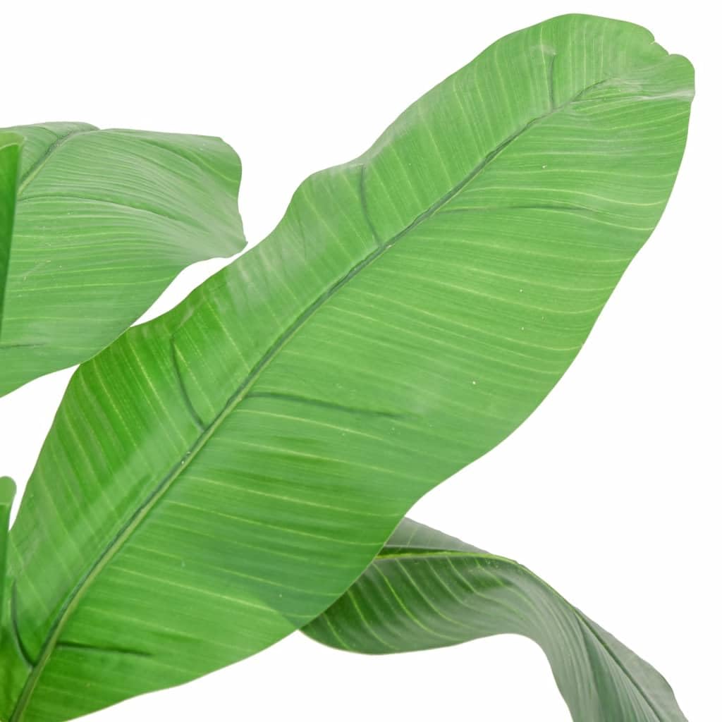 vidaXL Bananenbaum künstlich 120 cm Kunstpflanze grün 9 Blätter