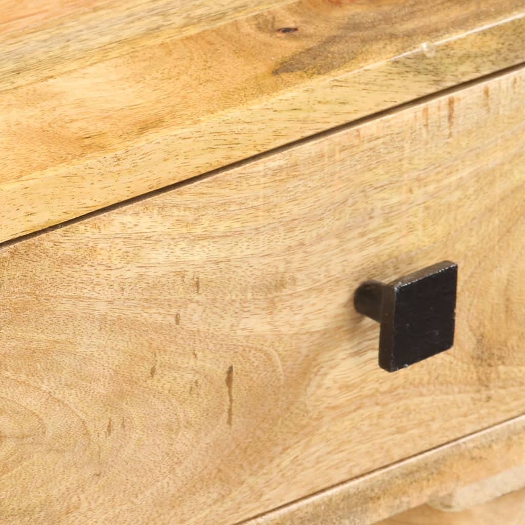 vidaXL Konsolentisch Mangoholz 115x35x76 cm mit Schubladen