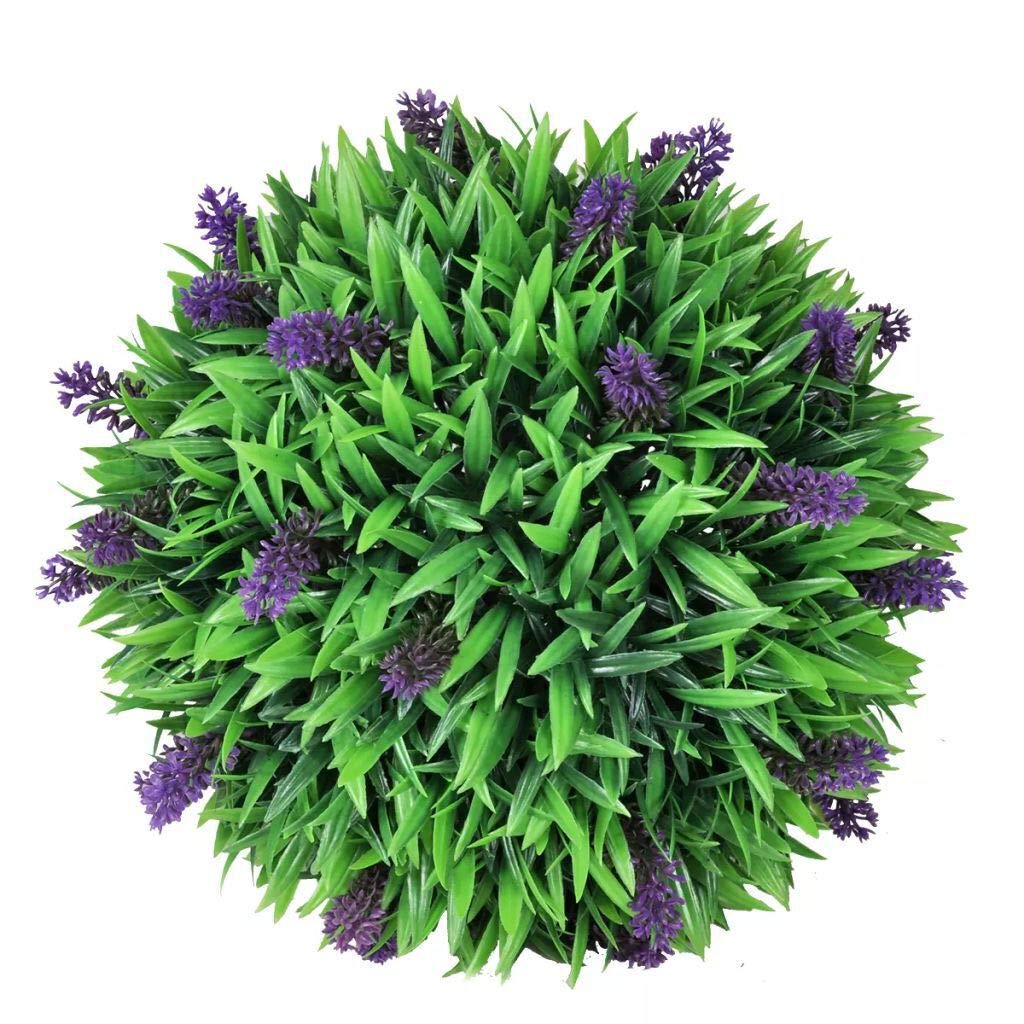 vidaXL Buchsbaumkugel Lavendel 28cm 2 Stk. Kunstpflanze