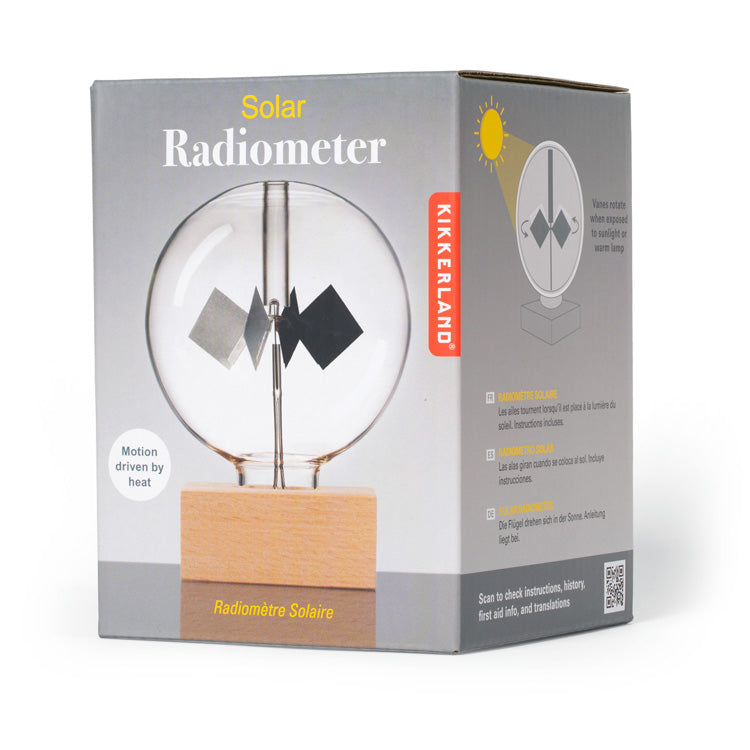 Kikkerland Tools Solar Radiometer Lichtmühle Glas
