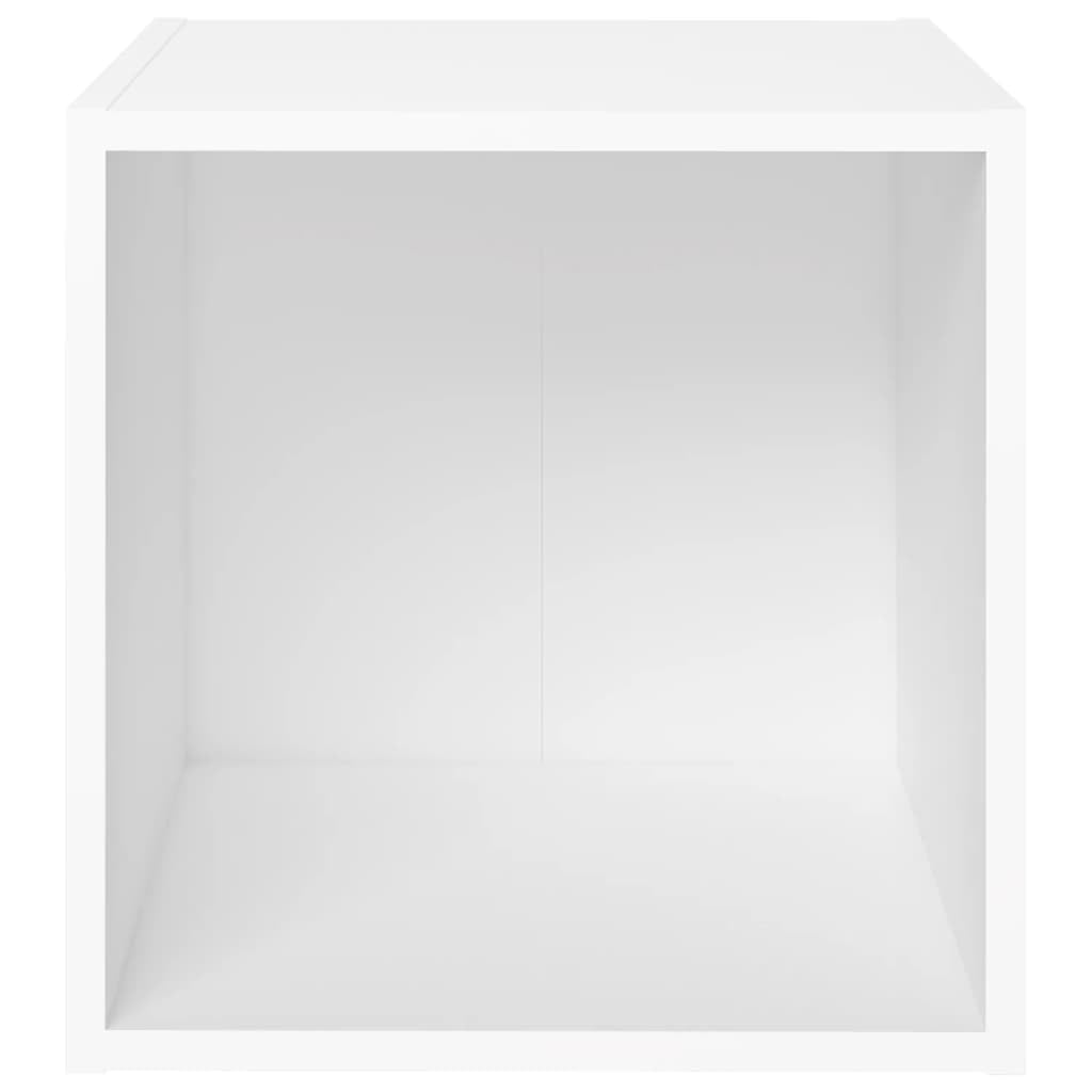 vidaXL TV Schrank Lowboard weiß 37x35x37cm 1 Fach