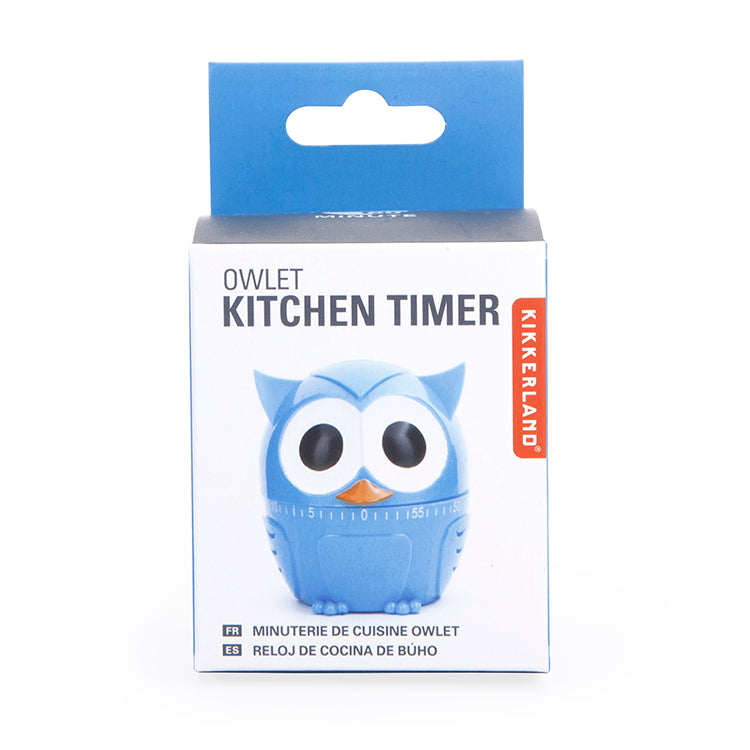 Kikkerland Owlet Küchentimer Eule 60 Minuten