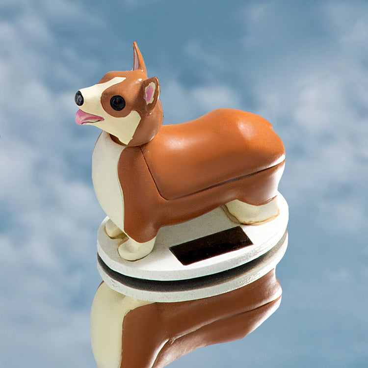 Kikkerland Home Solar Corgi Solarfigur Hund