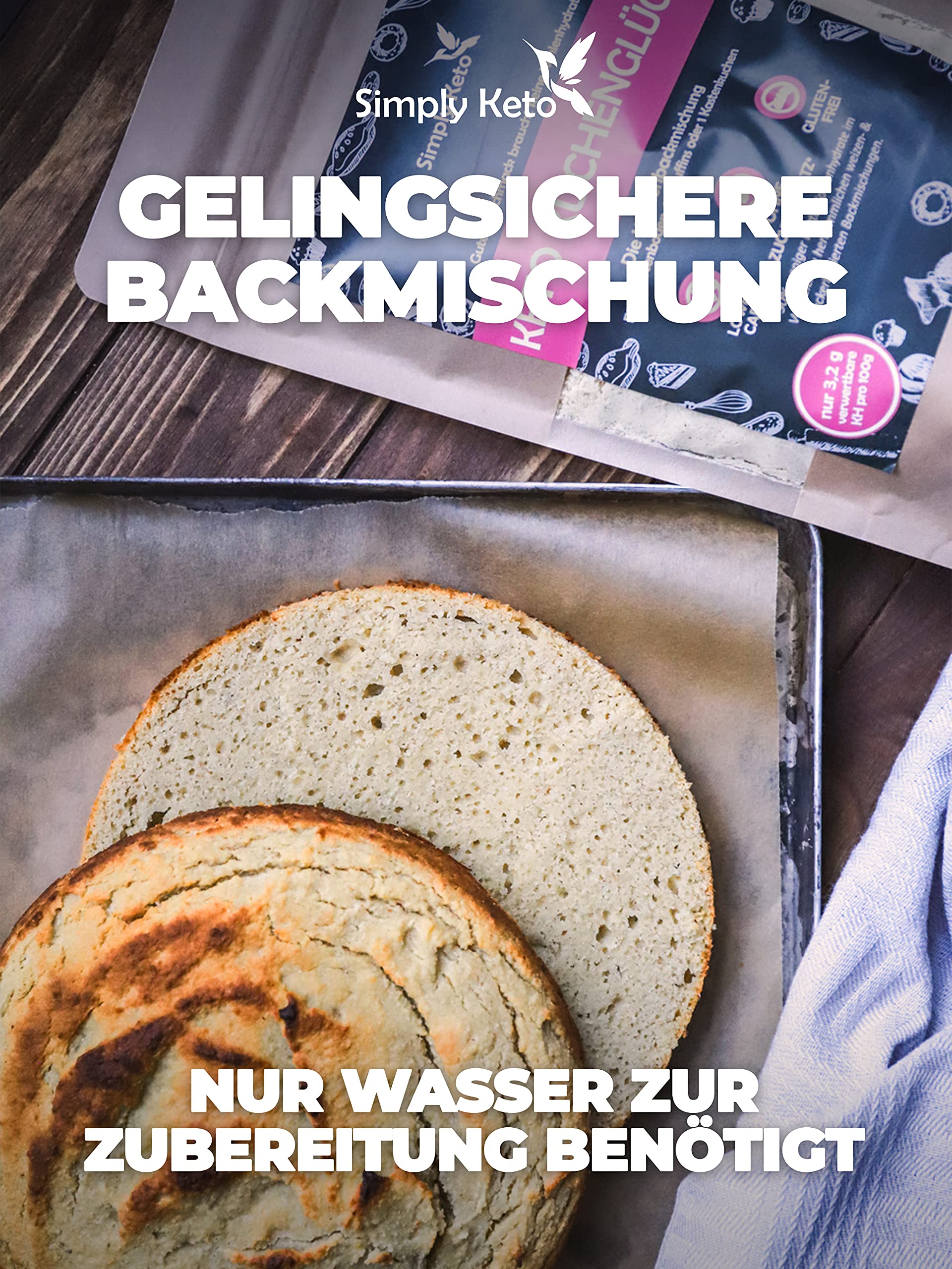 Keto Kuchenglück Kuchen-Backmischung 360 g zuckerfrei