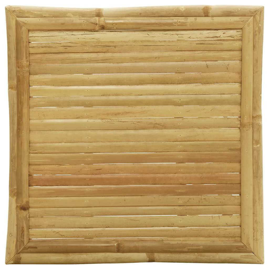 vidaXL Bistro-Set Bambus 3-tlg. klappbar Cremeweiß 55x55x75 cm