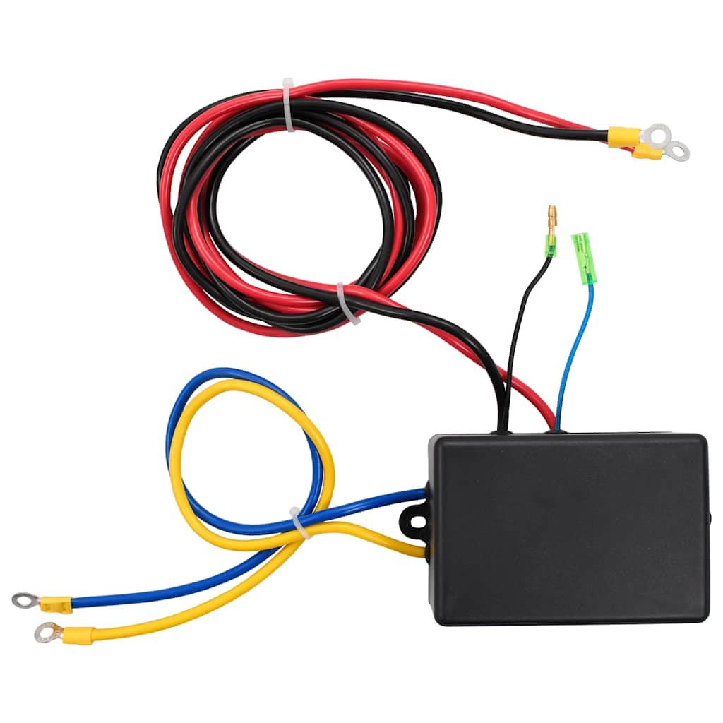 vidaXL Seilwinde 12V 1360 kg mit Montageplatte