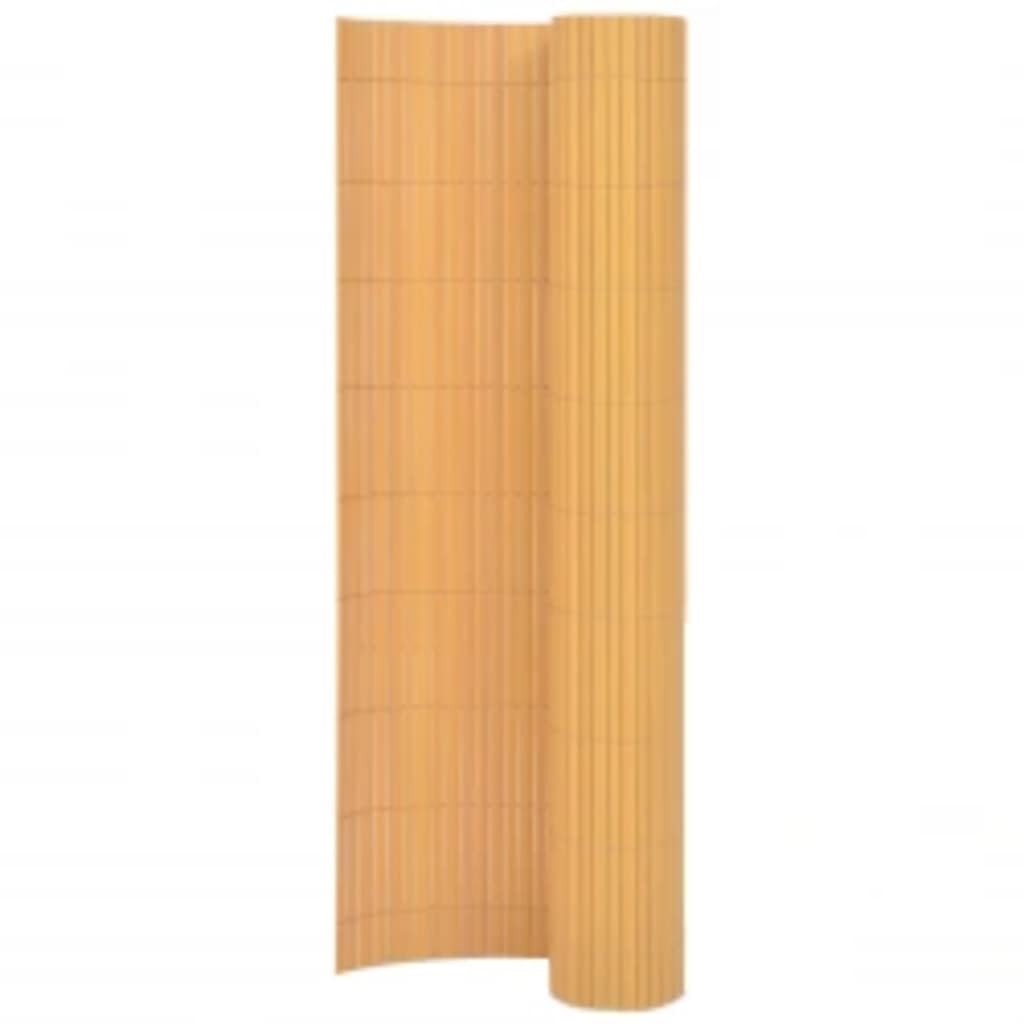 vidaXL Heim & Garten Sichtschutz 90x400 cm Weiß PVC