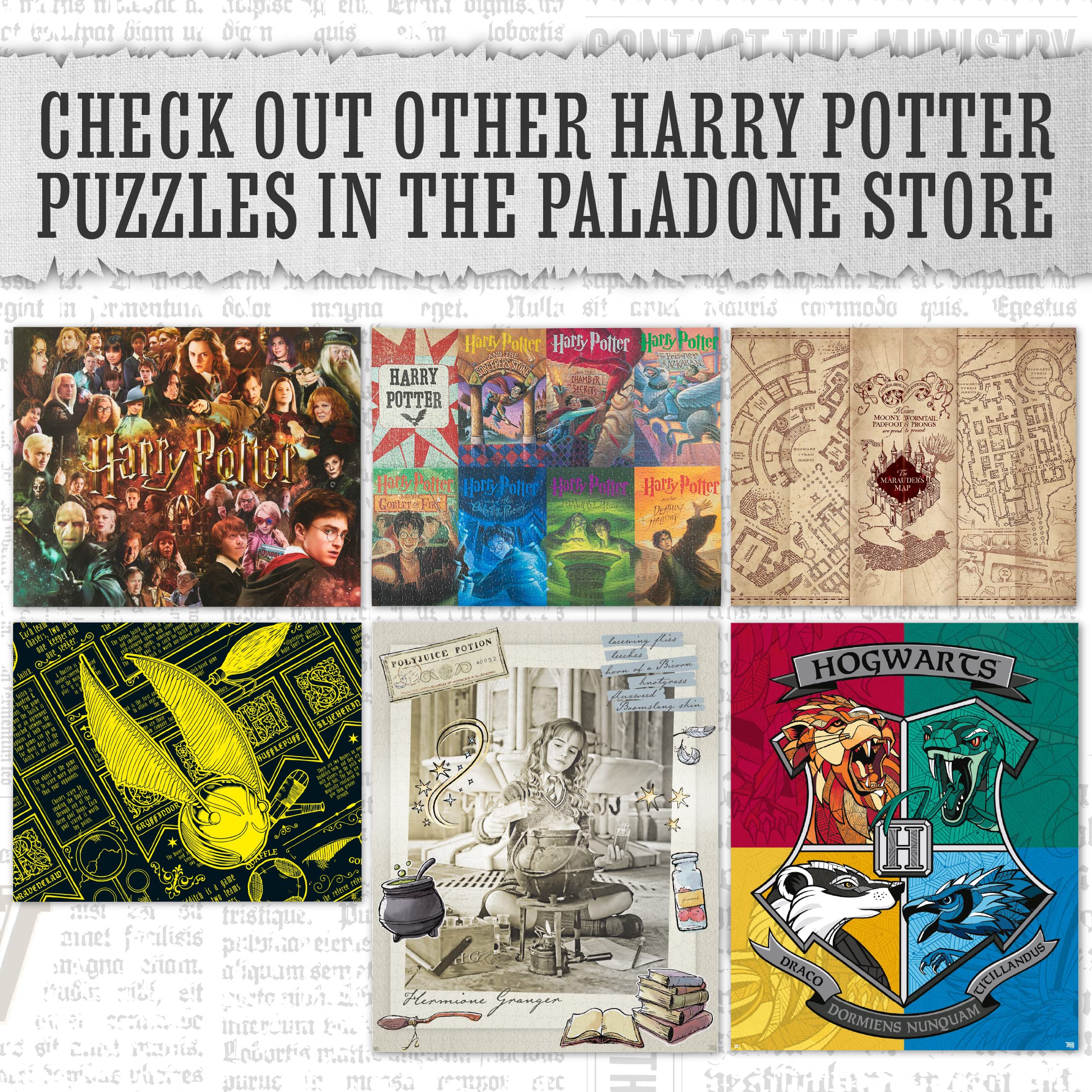 Paladone Puzzles Games Harry Potter Puzzle 1000 Teile Karte